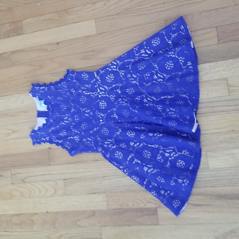 Purple/Perwinkle lace dress. NWOT